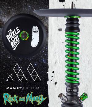Кальян MAMAY CUSTOMS COILOVERS -  Rick and Morty